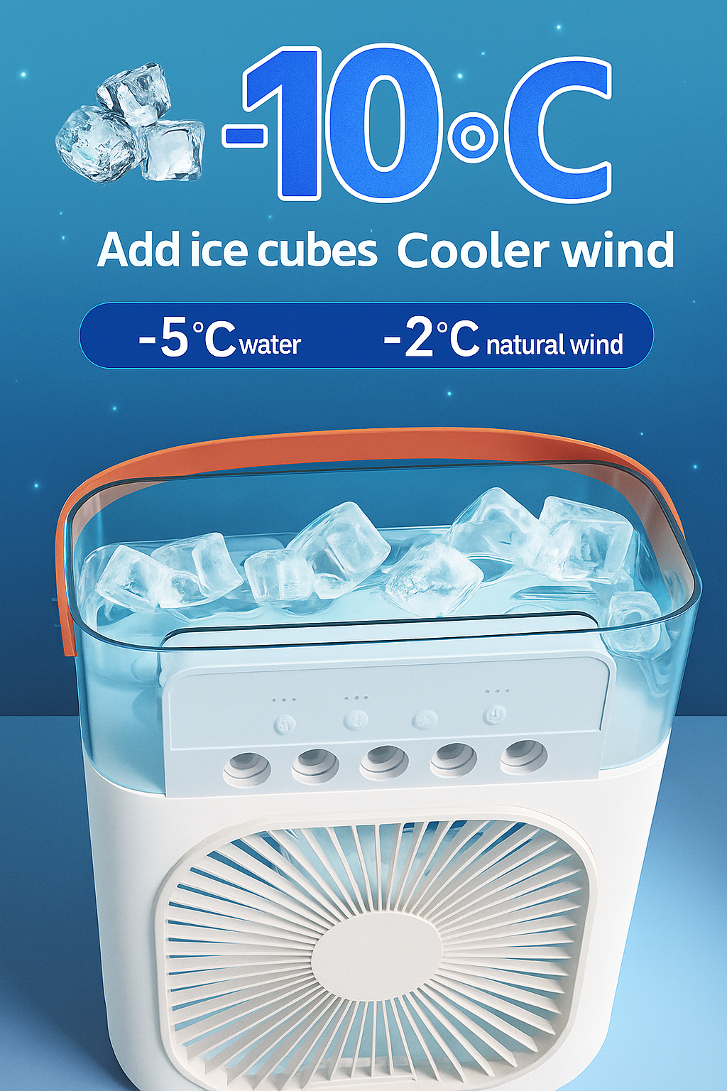 🧊Ventilador Humidificador Multifuncional 3 en 1🧊